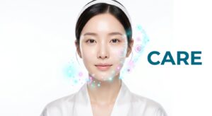 시술 후 맑은 피부를 가진 한국인 여성 모델의 평온한 모습